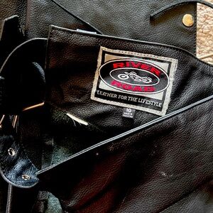 River Road Black Leather Jacket